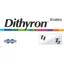 10 Box's x Dithyron - 12.5mcg T3 & 50mcg T4 - 30 Tablets